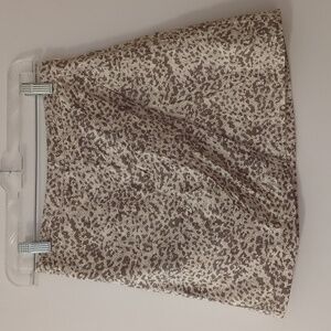 Free People faux leather leopard print Skirt